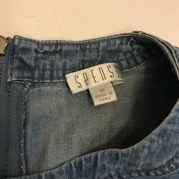 Spense || Denim Sleeveless Dress - Picture 4 of 6